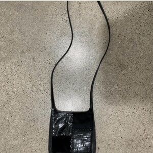 FOSSIL Vintage Elegant Black Patchwork Crossbody Bag